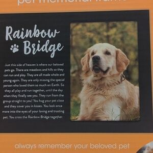 🐕🐈 Pet Memorial Frame - RAINBOW BRIDGE 🐾